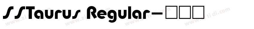 SSTaurus Regular字体转换